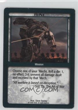 1996-1998 Battletech Collectible Card Game - [Base] #_FEIN - Feint [Noted]