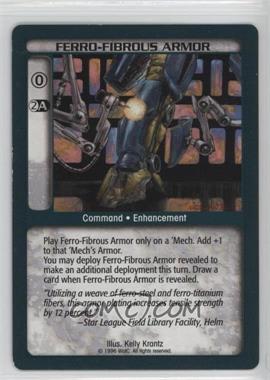 1996-1998 Battletech Collectible Card Game - [Base] #_FFAR - Ferro-Fibrous Armor [Noted]