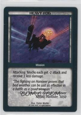 1996-1998 Battletech Collectible Card Game - [Base] #_HEFO - Heavy Fog