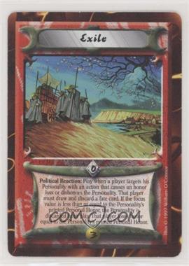 1996 Legend of the Five Rings CCG - Forbidden Knowledge - Expansion Set [Base] #EXIL - Exile