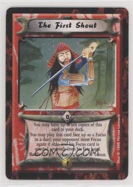 1996 Legend of the Five Rings CCG - Forbidden Knowledge - Expansion Set [Base] #TFSH - The First Shout