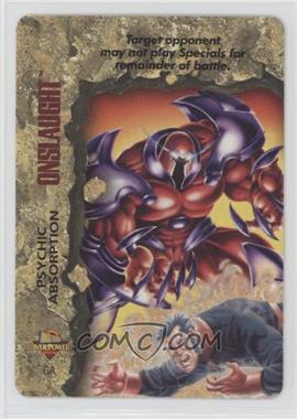 1996 Marvel Overpower Collectible Card Game - Promo Onslaught Expansion Set #GA - Onslaught (Psychic Absorption)