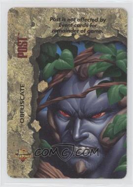 1996 Marvel Overpower Collectible Card Game - Promo Onslaught Expansion Set #GI - Post (Obfuscate)