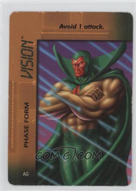 1996 Marvel Overpower Collectible Card Game: Mission Control Expansion - Special Character Cards #AG - Vision [Noted]