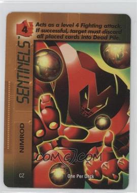 1996 Marvel Overpower Collectible Card Game: Mission Control Expansion - Special Character Cards #CZ - Sentinels [Noted]
