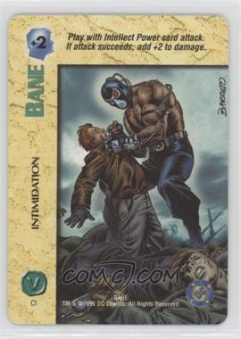 1996 Overpower Collectible Card Game - DC - Expansion Set [Base] #CI - Bane (Intimidation)