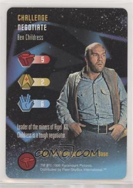 1996 Star Trek - The Card Game - [Base] #_NoN - Challenge - Ben Childress