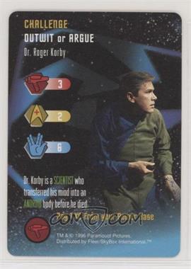 1996 Star Trek - The Card Game - [Base] #_NoN - Challenge - Dr. Roger Korby