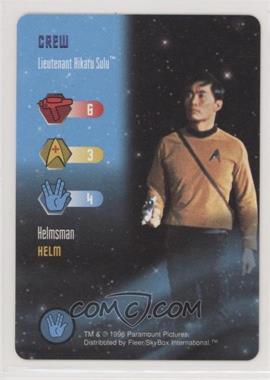 1996 Star Trek - The Card Game - [Base] #_NoN - Crew - Lieutenant Hikatu Sulu