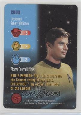 1996 Star Trek - The Card Game - [Base] #_NoN - Crew - Lieutenant Robert Tomlinson