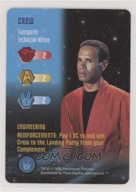 1996 Star Trek - The Card Game - [Base] #_NoN - Crew - Transporter Technician Wilson