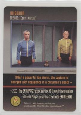 1996 Star Trek - The Card Game - [Base] #_NoN - Mission - Episode: "Court-Martial"