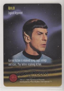 1996 Star Trek - The Card Game - [Base] #_NoN - Wild - Logical Argument