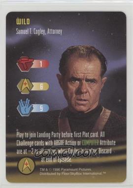 1996 Star Trek - The Card Game - [Base] #_NoN - Wild - Samuel T. Cogley, Attorney