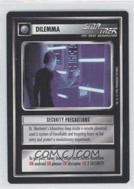 1996 Star Trek CCG: Q Continuum - [Base] #_SEPR - Security Precautions