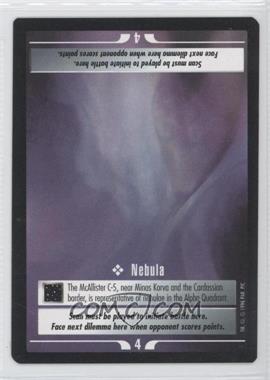 1996 Star Trek CCG: Q Continuum - [Base] #NEBU - Nebula