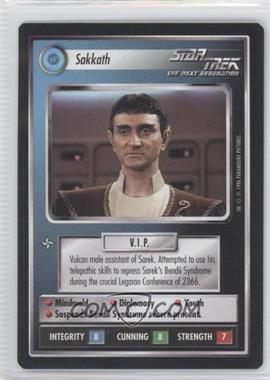 1996 Star Trek CCG: Q Continuum - [Base] #SAKK - Sakkath