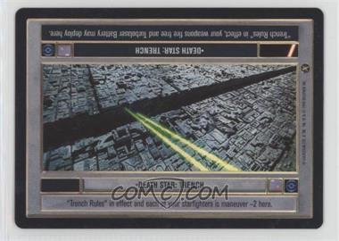 1996 Star Wars CCG: A New Hope - Expansion - Foil #DSTR - Death Star: Trench