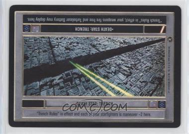 1996 Star Wars CCG: A New Hope - Expansion - Foil #DSTR - Death Star: Trench