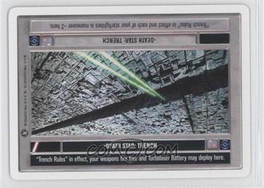 1996 Star Wars CCG: A New Hope - Expansion - Unlimited White Border #_NoN - Death Star: Trench