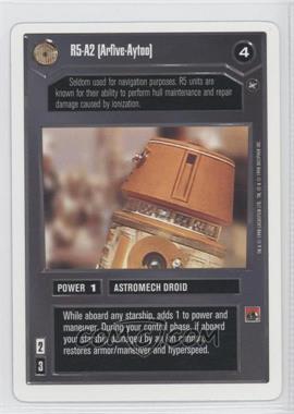 1996 Star Wars CCG: A New Hope - Expansion - Unlimited White Border #_NoN - R5-A2