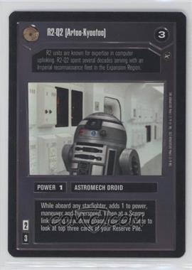 1996 Star Wars CCG: A New Hope - Expansion #ARKY - R2-Q2 (Artoo-Kyootoo) [EX to NM]