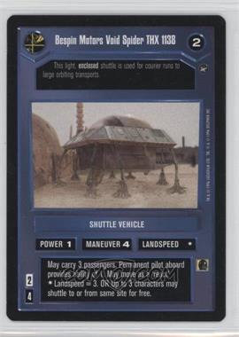 1996 Star Wars CCG: A New Hope - Expansion #BMVS - Bespin Motors Void Spider THX 1138