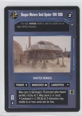 1996 Star Wars CCG: A New Hope - Expansion #BMVS - Bespin Motors Void Spider THX 1138