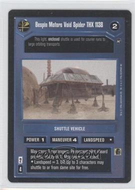 1996 Star Wars CCG: A New Hope - Expansion #BMVS - Bespin Motors Void Spider THX 1138