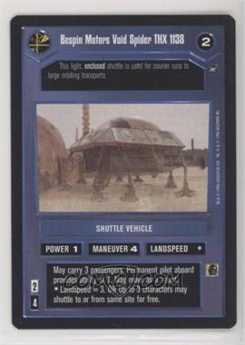 1996 Star Wars CCG: A New Hope - Expansion #BMVS - Bespin Motors Void Spider THX 1138