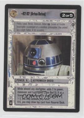 1996 Star Wars CCG: A New Hope - Expansion #R2D2 - R2-D2 (Artoo-Detoo) [EX to NM]