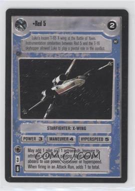 1996 Star Wars CCG: A New Hope - Expansion #RED5 - Red 5