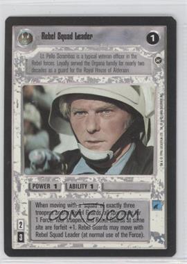 1996 Star Wars CCG: A New Hope - Expansion #RSLE - Rebel Squad Leader