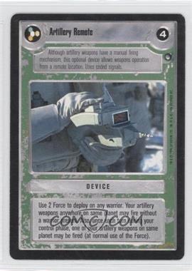 1996 Star Wars CCG: Hoth - Expansion #_ARRE - Artillery Remote