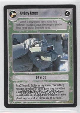 1996 Star Wars CCG: Hoth - Expansion #_ARRE - Artillery Remote