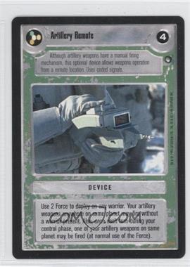 1996 Star Wars CCG: Hoth - Expansion #_ARRE - Artillery Remote