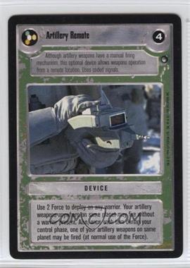 1996 Star Wars CCG: Hoth - Expansion #_ARRE - Artillery Remote