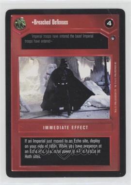 1996 Star Wars CCG: Hoth - Expansion #_BRDE - Breached Defenses