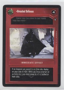 1996 Star Wars CCG: Hoth - Expansion #_BRDE - Breached Defenses