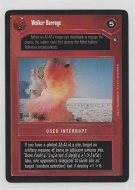 1996 Star Wars CCG: Hoth - Expansion #_WABA - Walker Barrage