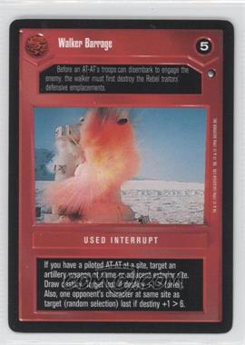 1996 Star Wars CCG: Hoth - Expansion #_WABA - Walker Barrage