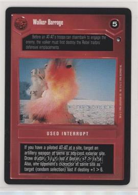 1996 Star Wars CCG: Hoth - Expansion #_WABA - Walker Barrage