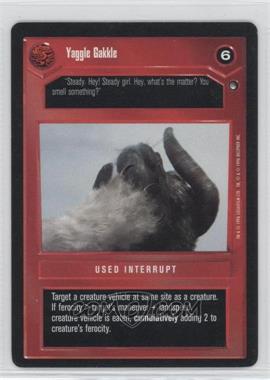 1996 Star Wars CCG: Hoth - Expansion #_YAGA - Yaggle Gakkle