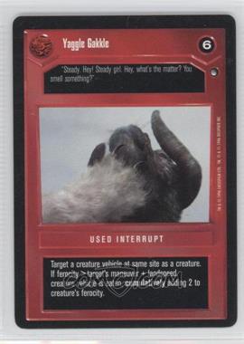 1996 Star Wars CCG: Hoth - Expansion #_YAGA - Yaggle Gakkle