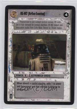 1996 Star Wars CCG: Hoth - Expansion #AREM - R5-M2 [Arfive-Emmtoo]