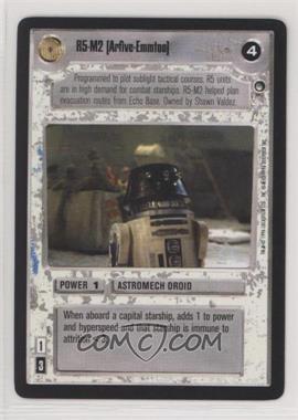 1996 Star Wars CCG: Hoth - Expansion #AREM - R5-M2 [Arfive-Emmtoo]