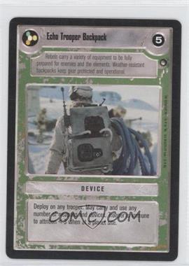 1996 Star Wars CCG: Hoth - Expansion #CTBA - Echo Trooper Backpack