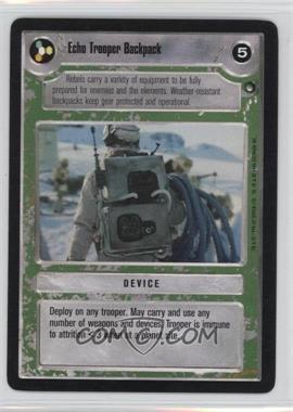 1996 Star Wars CCG: Hoth - Expansion #CTBA - Echo Trooper Backpack