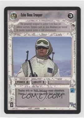 1996 Star Wars CCG: Hoth - Expansion #EBTR - Echo Base Trooper