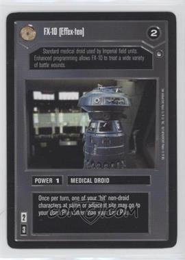 1996 Star Wars CCG: Hoth - Expansion #FXTE - FX-10 [Effex-ten]